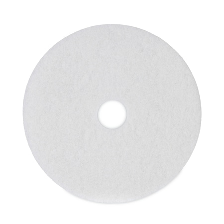 Premiere Pads Floor Pads, Polish, 19", White, PK5 PAD 4019 WHI